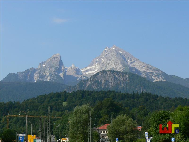 Blick zum Watzmann in Berchtesgaden